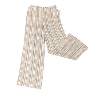 MAEVE ANTHROPOLOGIE WIDE LEG LINEN PANTS